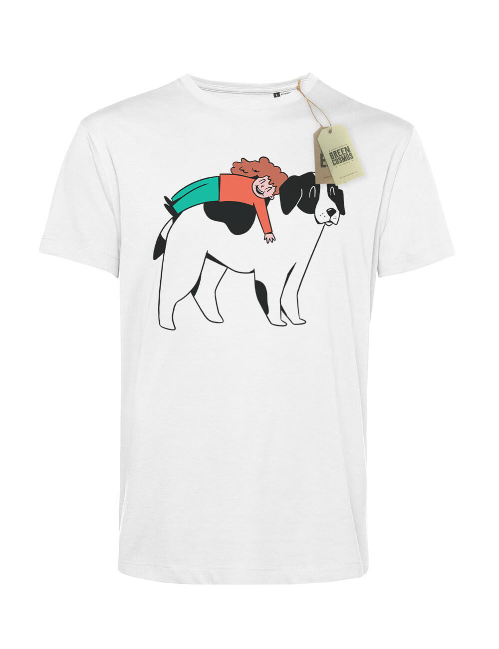 GIRL AND DOG koszulka męska